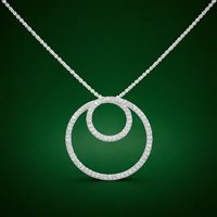 Pendente Namuri Donna INFINITO in Oro Diamante PNINFPVCR